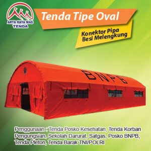 Tipe-Tenda-Oval-BNPB-Melengkung